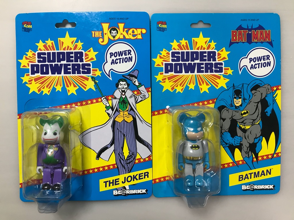 Bearbrick 100% Super Powers Batman The Joker 一對, 興趣及遊戲