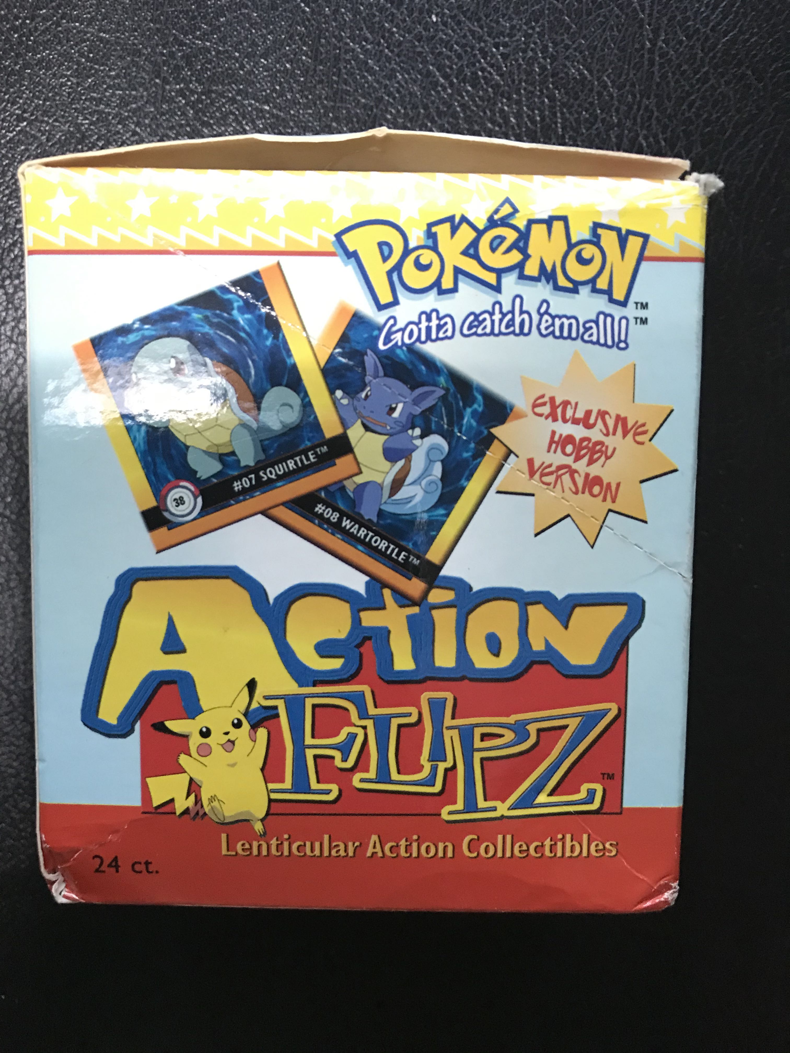 1999 Artbox Pokemon Action Flipz Premier Edition Cards, Hobbies 