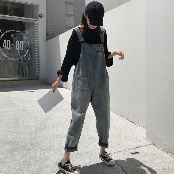 35% off - Korean Fashion Jeans Denim Jumpsuit Pant Overall Romper