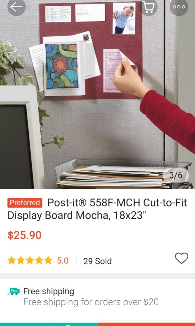 3M Postit CutToFit Display Board, Hobbies & Toys, Stationery & Craft