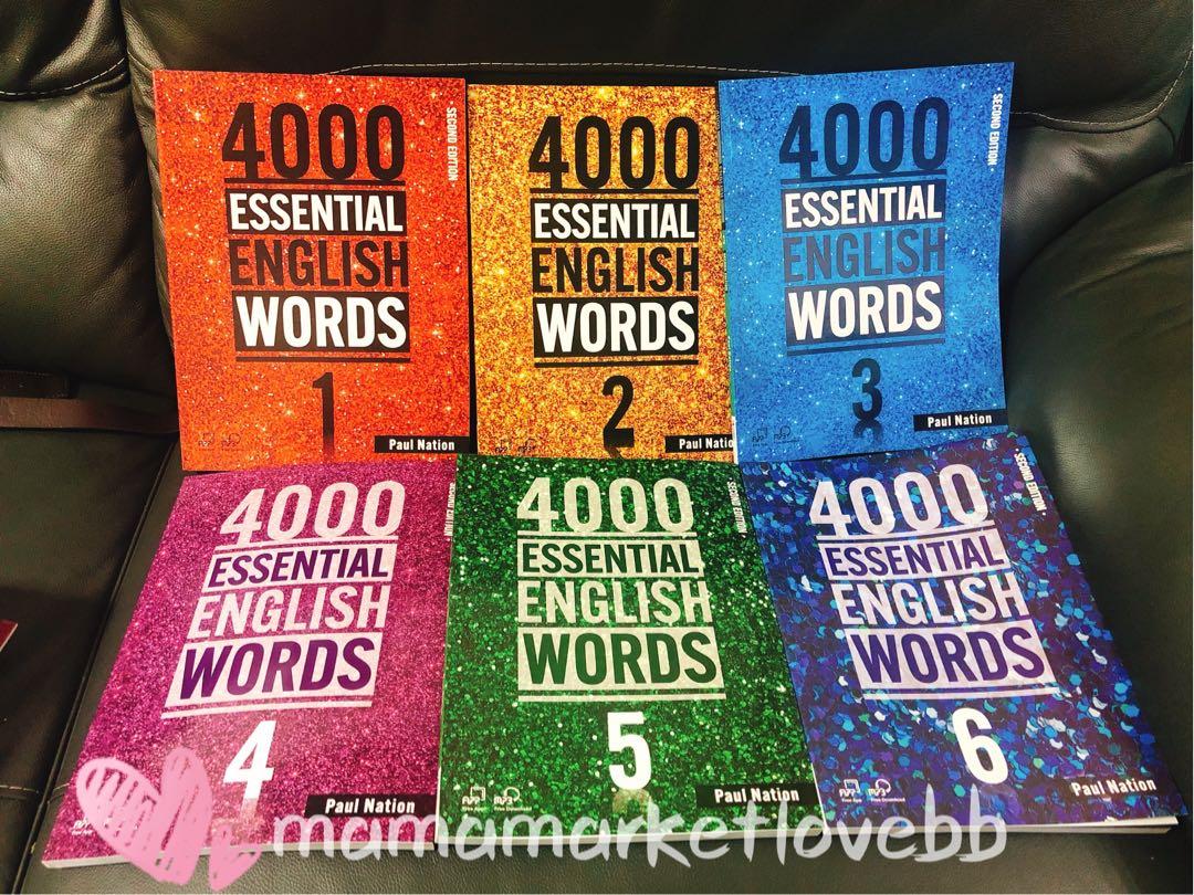 點讀版4000 Essential English Words 1-6冊點讀版英語單詞典支援小達人 