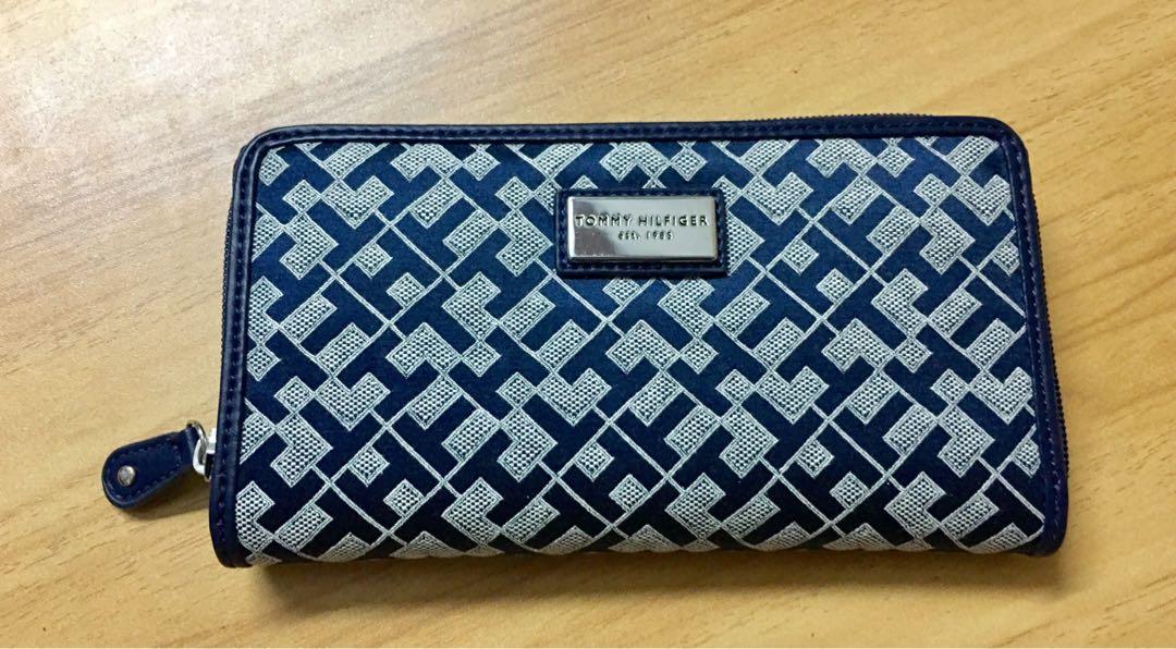 Tommy Hilfiger ICONIC MONOGRAM - Wallet - space blue mix/blue 