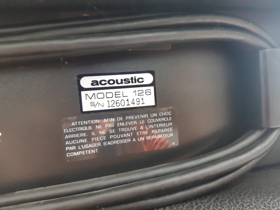 ACOUSTIC model126 BASS AMP, Hobbies & Toys, Music & Media, Musical