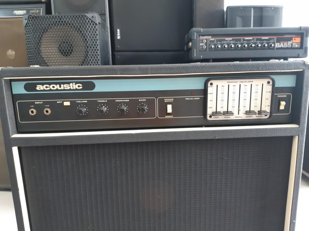 ACOUSTIC model126 BASS AMP, Hobbies & Toys, Music & Media, Musical