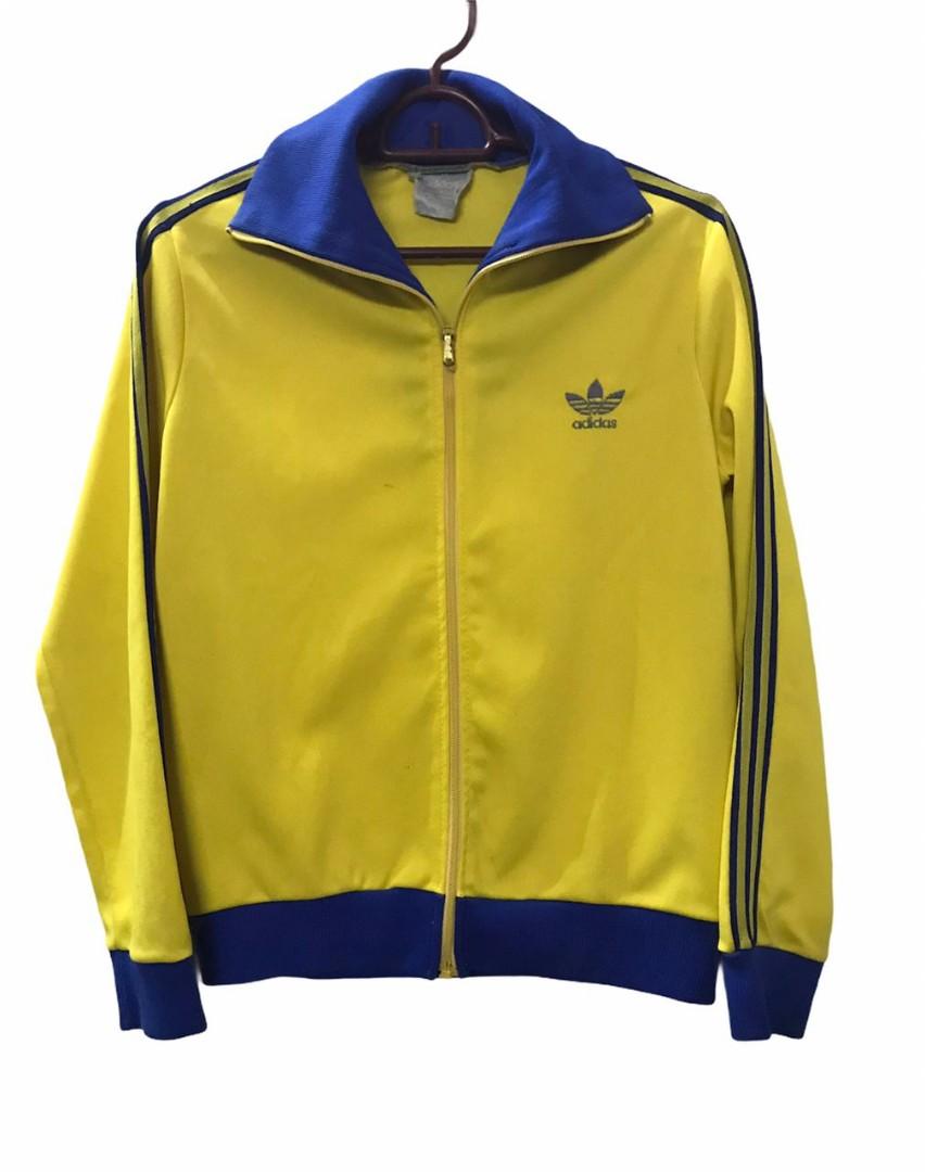 Adidas Track Jacket made in france, Men's Fashion, Tops & Sets ...