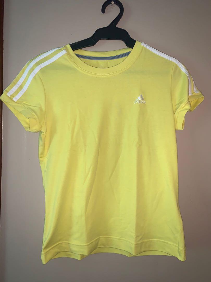 yellow athletic top