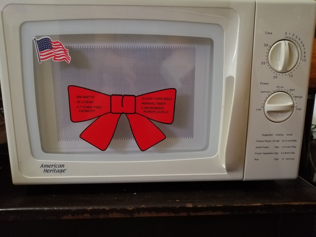 american heritage 20l microwave oven