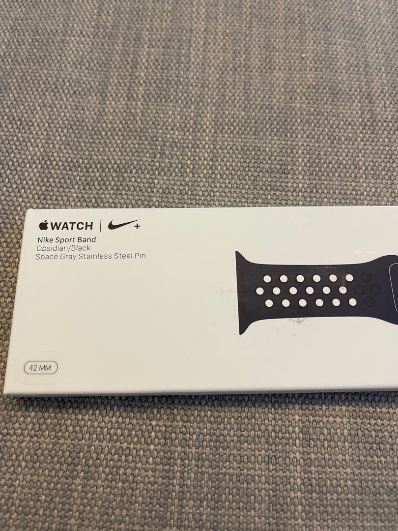Nike sport band obsidian black clearance