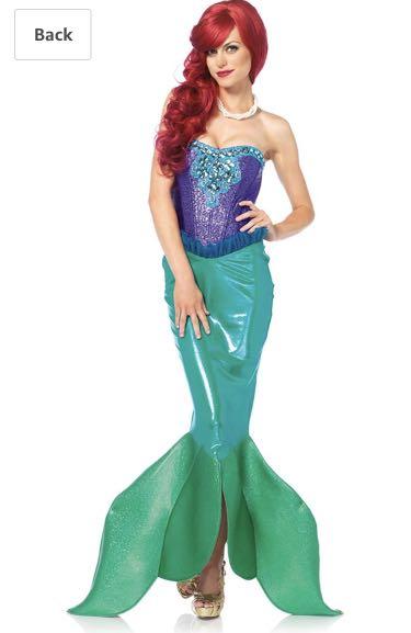 Ariel mermaid costume adults clearance