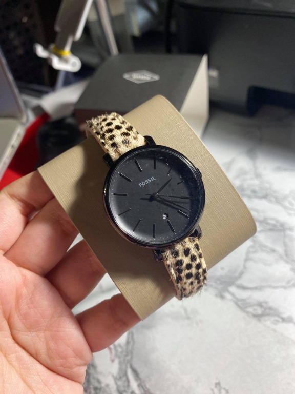 Fossil sales cheetah watch