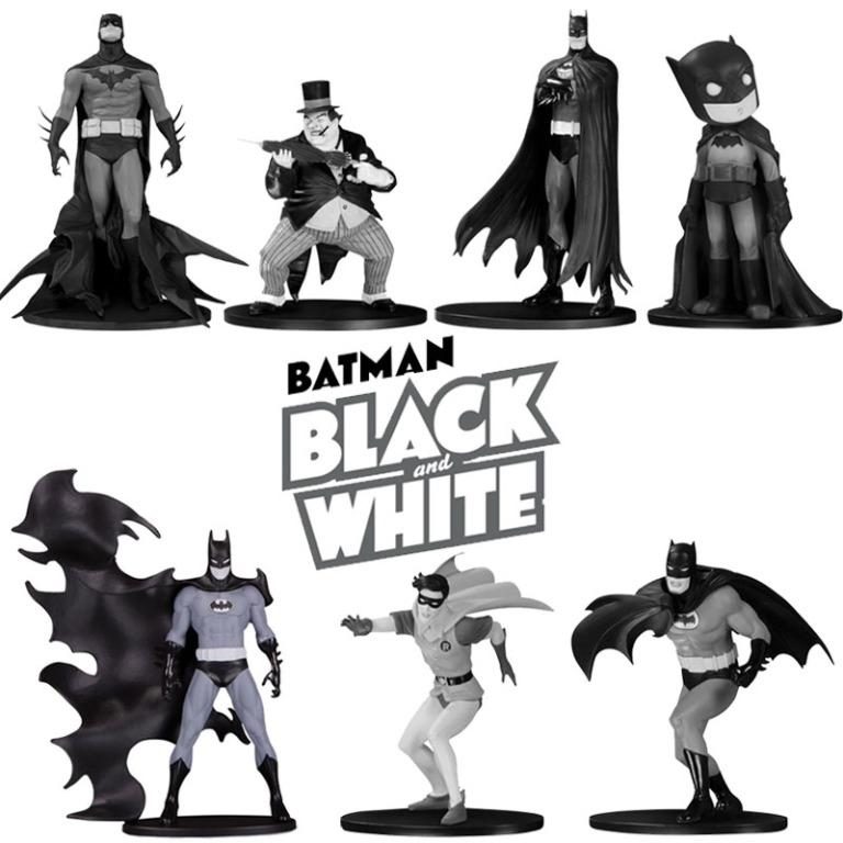 Batman Black & White Mini Figure Box No. 4 Set of 7, Hobbies & Toys, Toys &  Games on Carousell