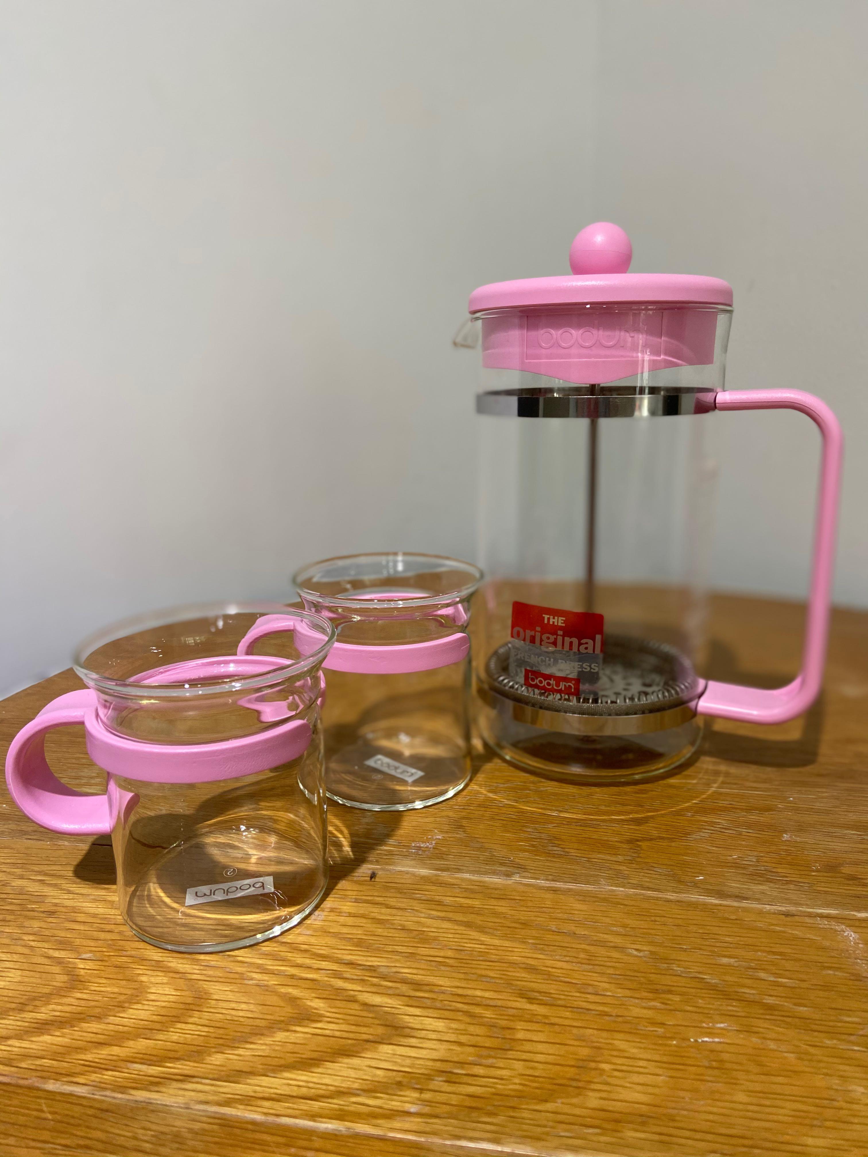 Pink shop french press