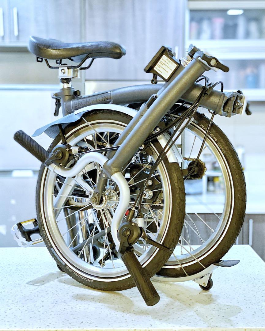 Brompton metallic deals graphite m6l