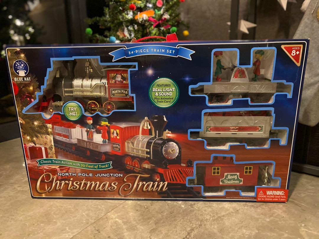 Christmas Train large 34 piece Hobbies Toys Toys Games on