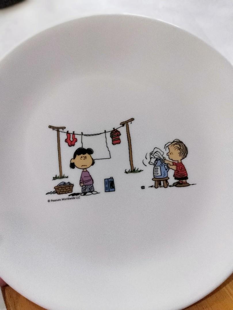 Corelle Corningware Snoopy Plates & Bowl, Furniture & Home Living ...