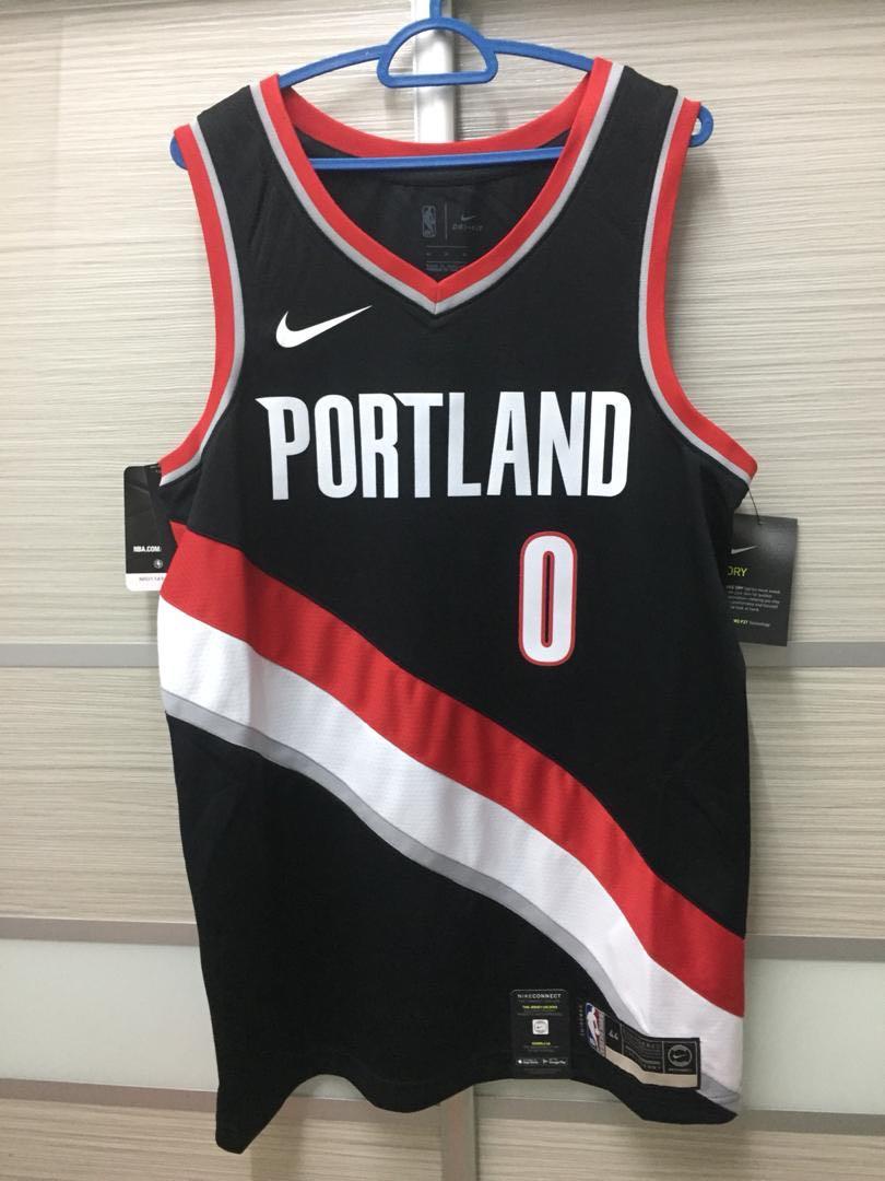 Damian Lillard Nba Jersey Sports Athletic Sports Clothing On Carousell