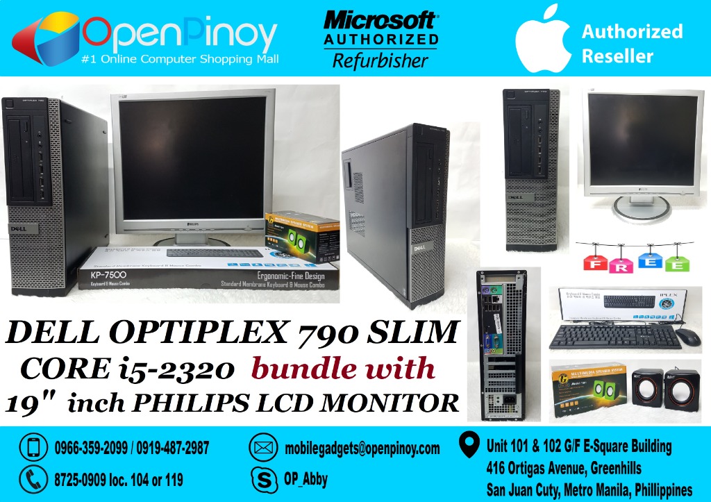 Dell Optiplex 790 Core I5 23 Bundle With 19 Inch Philips Lcd Monitor Computers Tech Desktops On Carousell