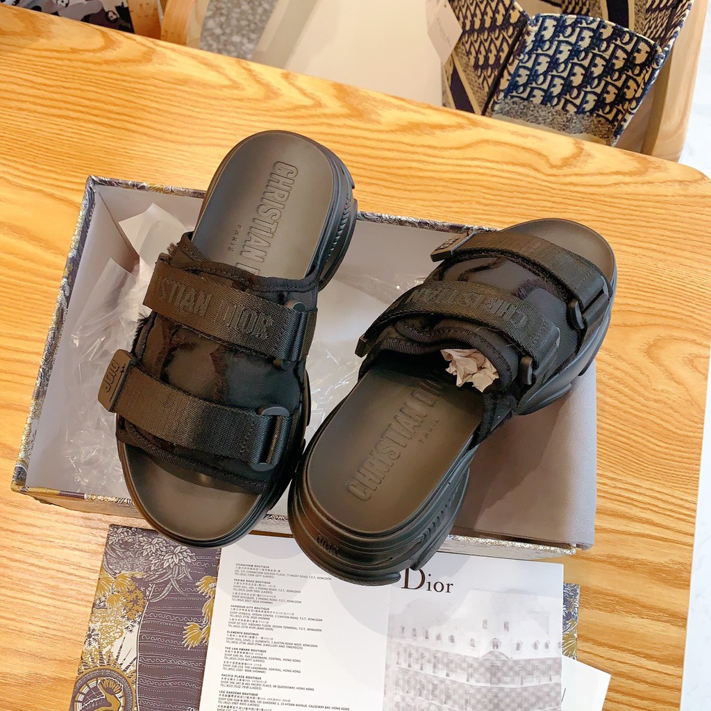 Dior D Wander Slides Luxury Apparel on Carousell