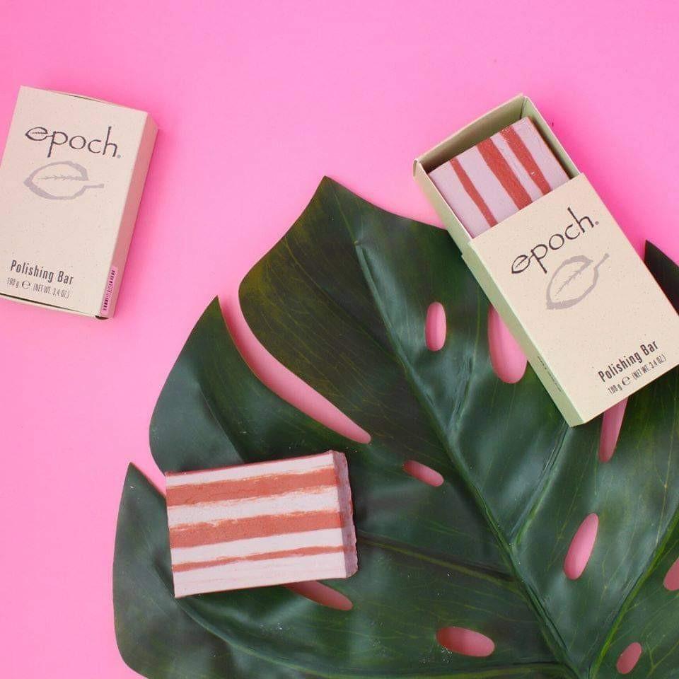 Epoch Polishing Bar (Category: Hair Removal) located in Quezon City. Submitted by mrls.annebeatriz (Listing ID 1054457752, Image 2). Description: 1. What is Epoch Polishing Bar? Its a soap-free Exfoliating soap that polishes skin as it removes dirt and oil, improving overall tone and texture! Can be used for underarms, knees, face (good for acne) and all over the body! 2. How much is it? Its 800 at market price but since I am a brand ambassador y