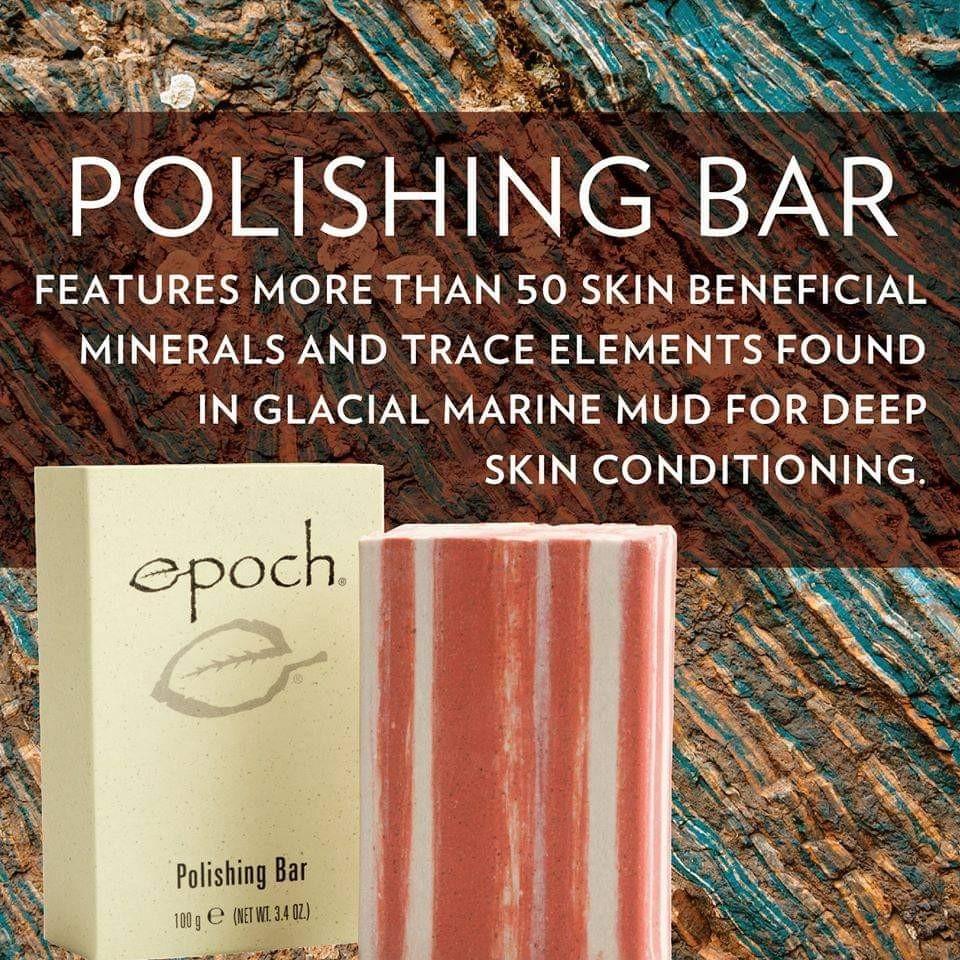 Epoch Polishing Bar (Category: Hair Removal) located in Quezon City. Submitted by mrls.annebeatriz (Listing ID 1054457752, Image 1). Description: 1. What is Epoch Polishing Bar? Its a soap-free Exfoliating soap that polishes skin as it removes dirt and oil, improving overall tone and texture! Can be used for underarms, knees, face (good for acne) and all over the body! 2. How much is it? Its 800 at market price but since I am a brand ambassador y