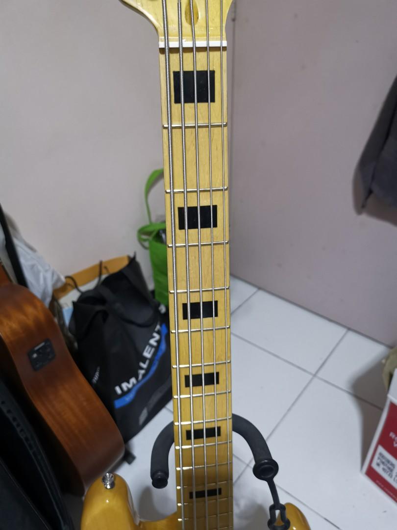 fender jazz bass 5 string active