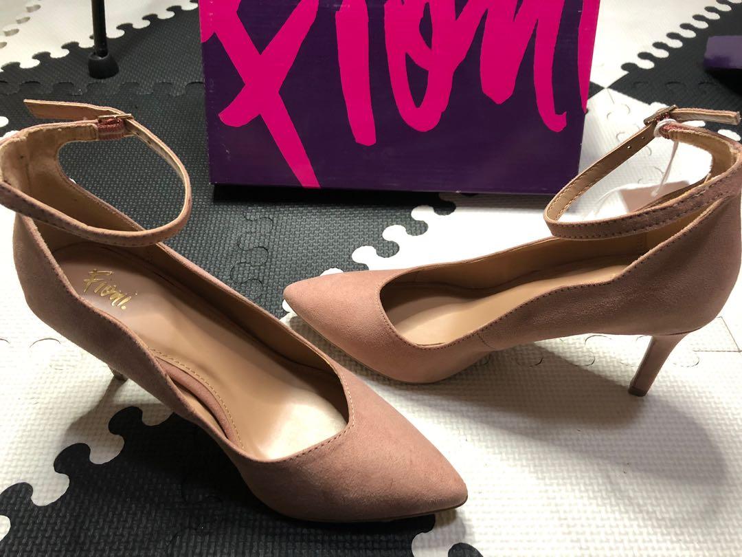 rose gold heels payless