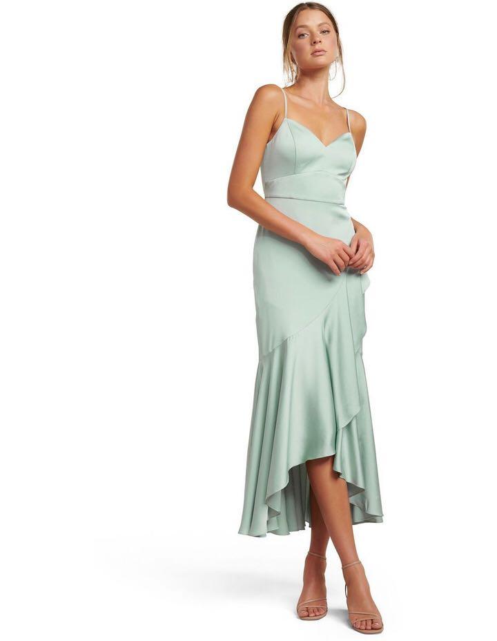 Forever New Hazel Wrap Frill Midi Dress UK8, Women's Fashion, Dresses &  Sets, Dresses on Carousell