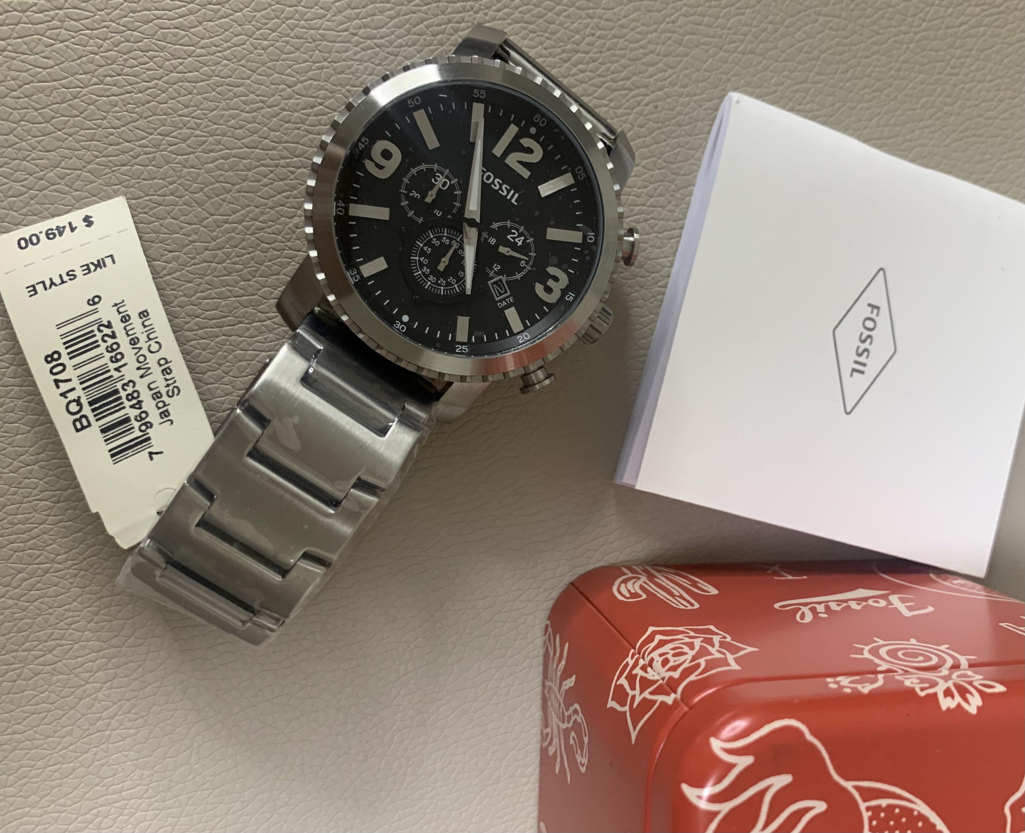 Fossil on sale gage chronograph