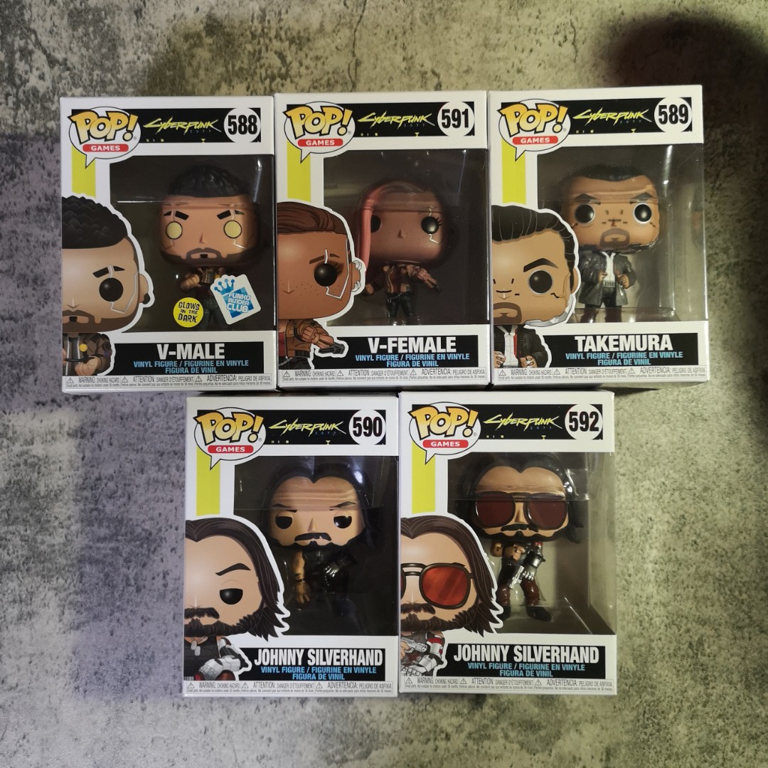 johnny silverhand pop glow in the dark
