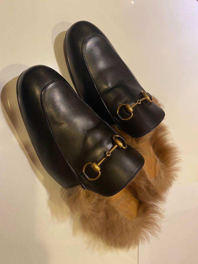 Mens gucci 2024 princetown slippers
