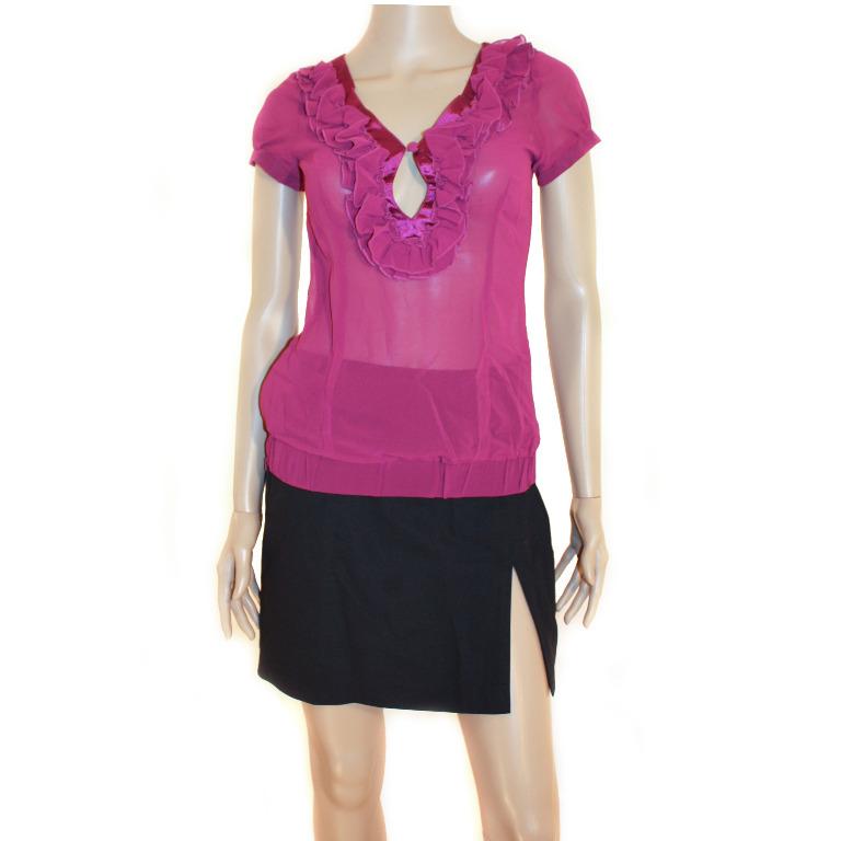 gucci sheer top