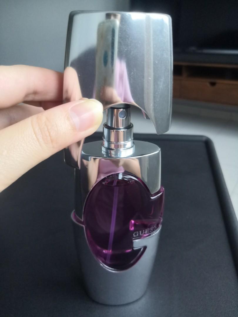 Guess perfume purple bottle shop