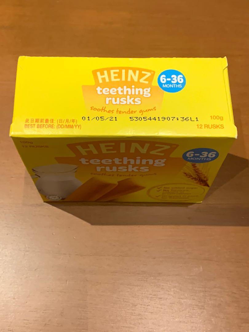 Teether Rusk Heinz teething rusk, Babies & Kids, Nursing & Feeding, Weaning ...