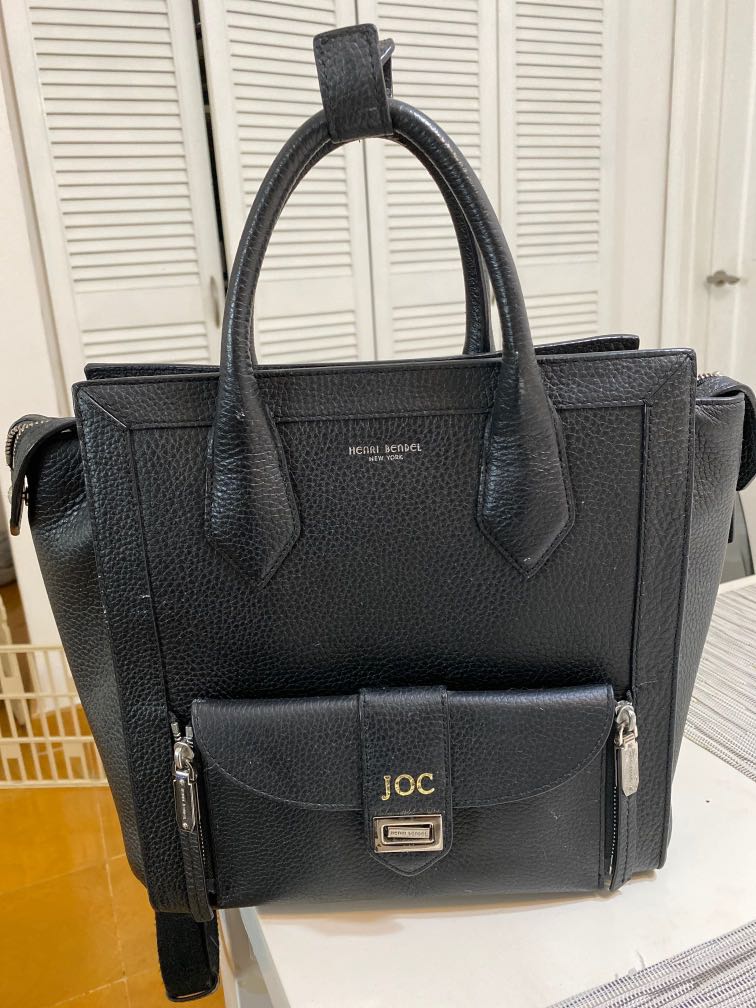 Henri bendel Rivington Convertible Tote Backpack BLACK