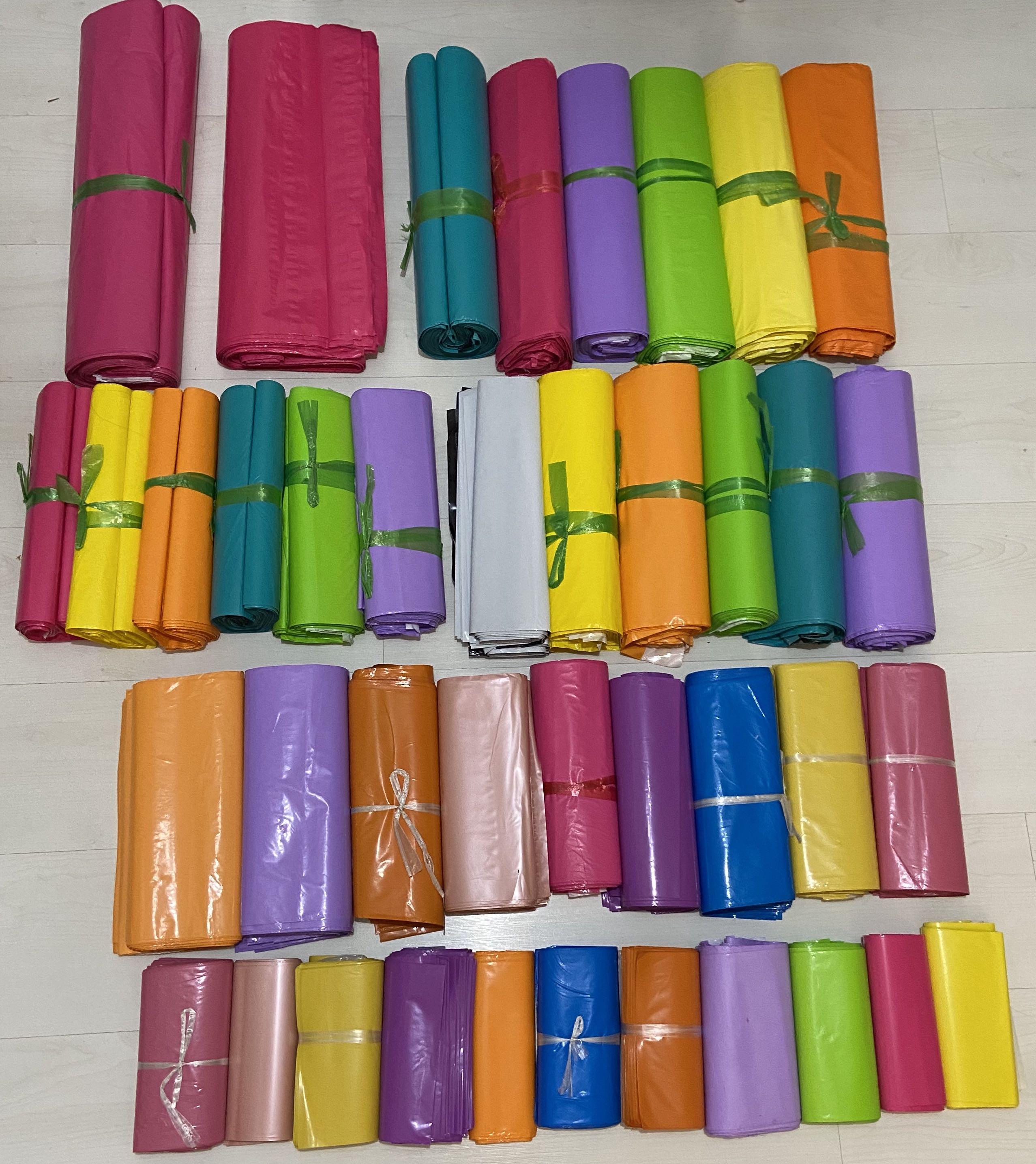 instocks polymailers (Category: Everything Else) located in Singapore. Submitted by teddybearyyyy (Listing ID 1054389708, Image 1). Description: polymailers SIZE 1 : 17x30 b. light pink c. rose gold e. dark purple f. orange g. blue j. lime green l. yellow 1 pc - $0.20 20 pcs - $3 ($0.15 each) 50 pcs - $6 ($0.12 each) 100 pcs - $10 ($0.10 each) SIZE 2 : 25x35 a. orange d. rose gold e. pink f. dark purple g. blue i. light pink j. lime green k. yell