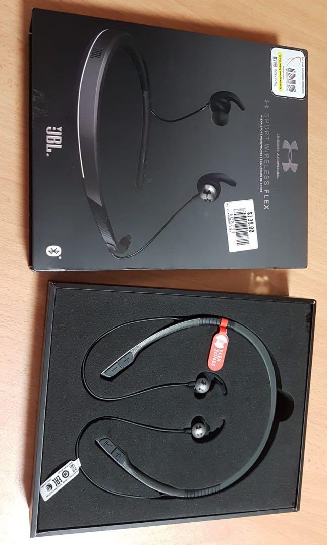 JBL under armour flex Bluetooth Headset Audio Headphones Headsets on Carousell