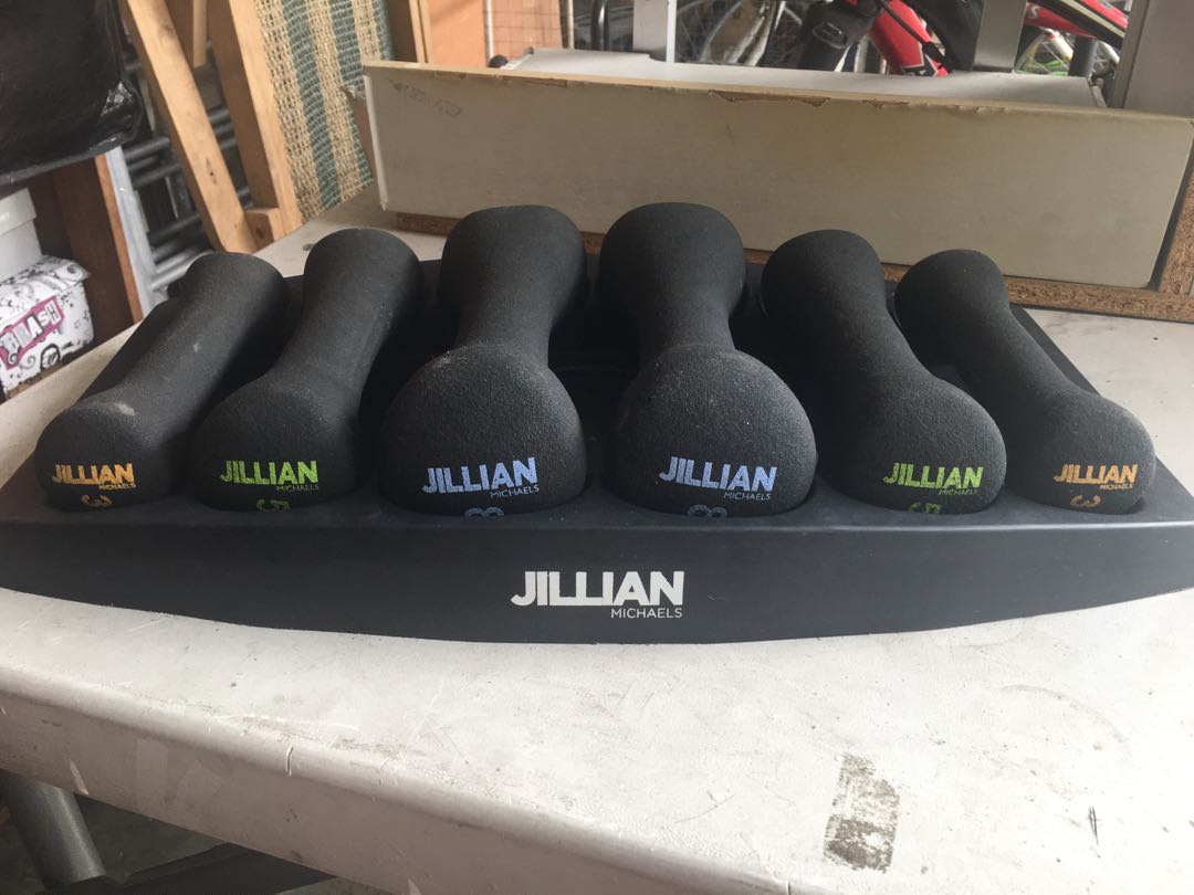 Jillian michaels shop weights dumbbells