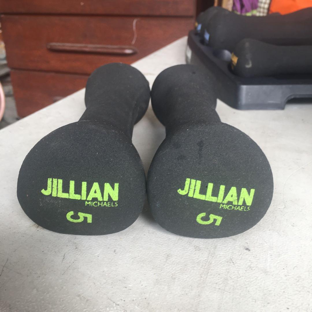Jillian Michaels Dumbell Set Sports Equipment Exercise Fitness