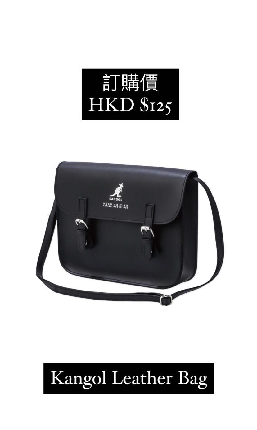 Kangol hot sale leather bag