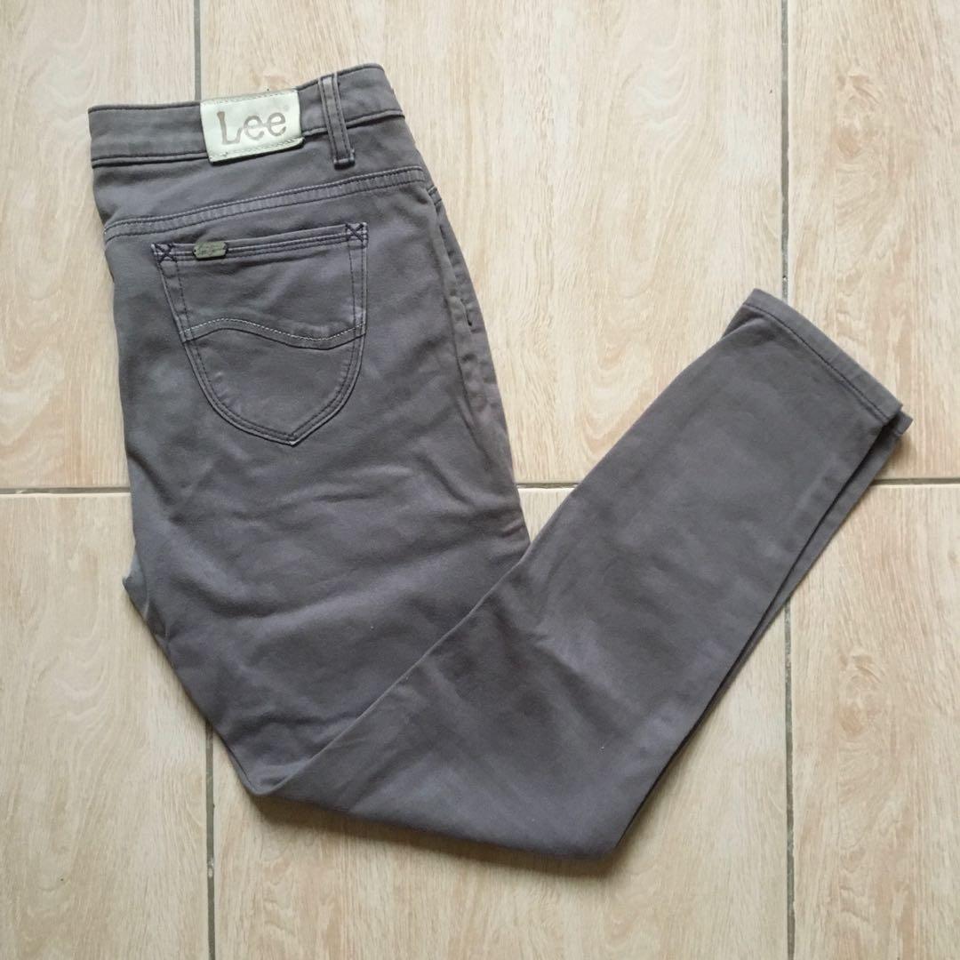 lee gray jeans