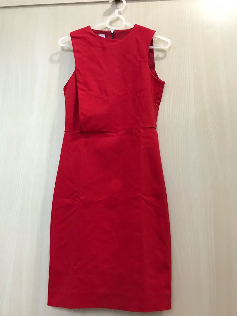 Mango Red Dress, Women's Fashion ...
