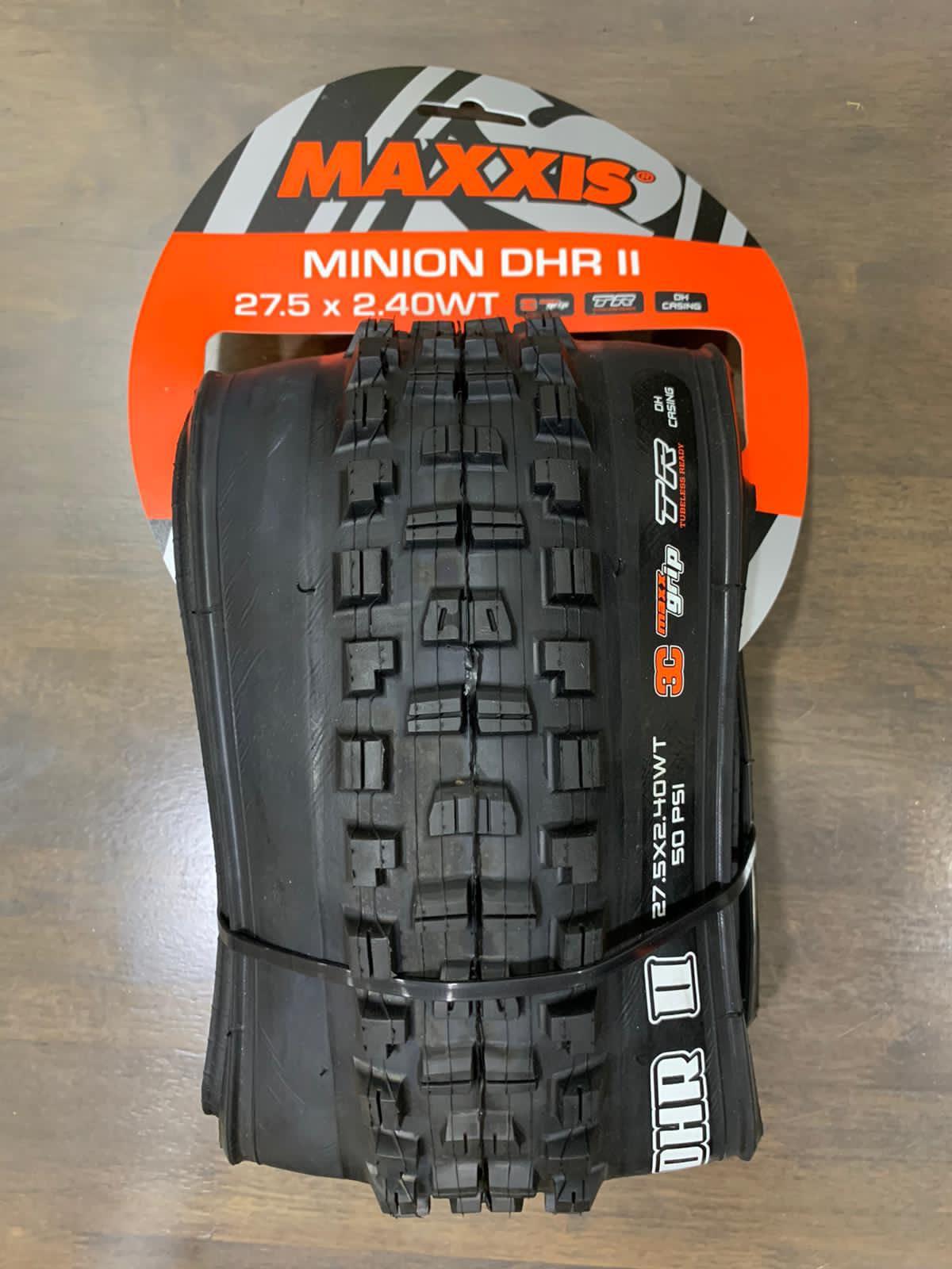 Maxxis Minion DHR II 27.5 x 2.4WT 3C TR DH CASING