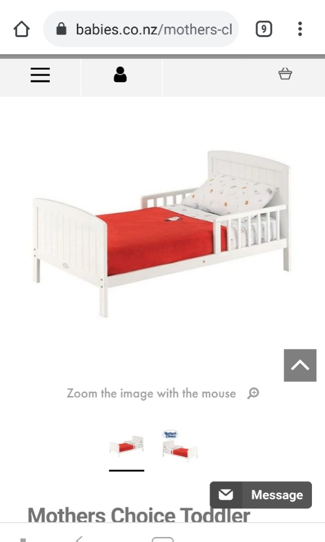 Mothers choice toddler bed online
