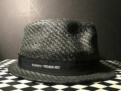 Neighborhood x Stussy聯名草編紳士帽straw fedora hat