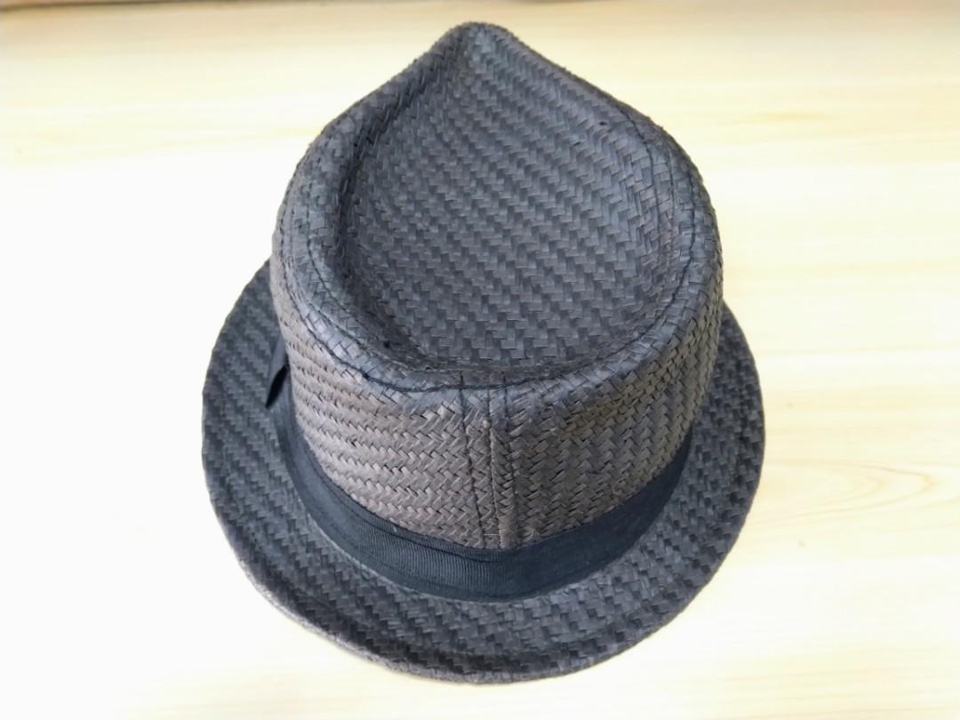 Neighborhood x Stussy聯名草編紳士帽straw fedora hat