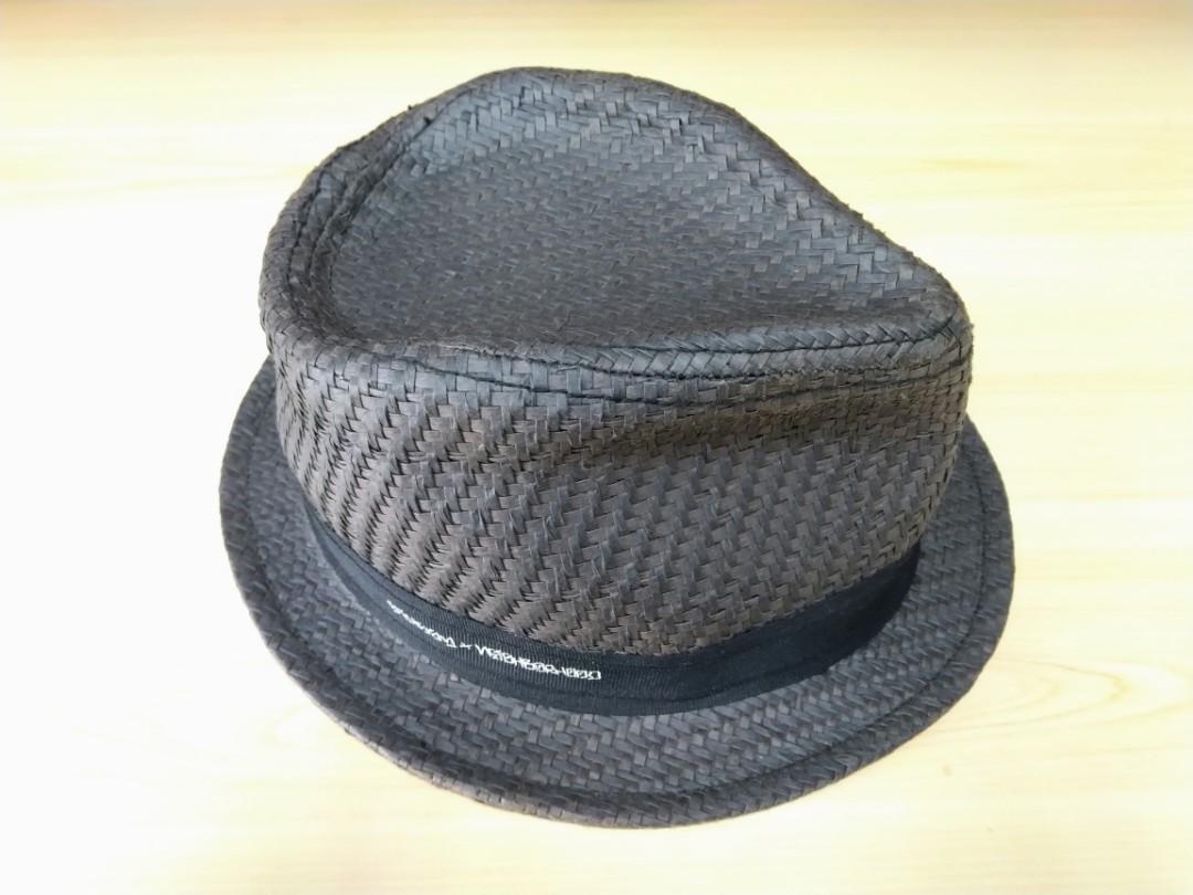 Neighborhood x Stussy聯名草編紳士帽straw fedora hat