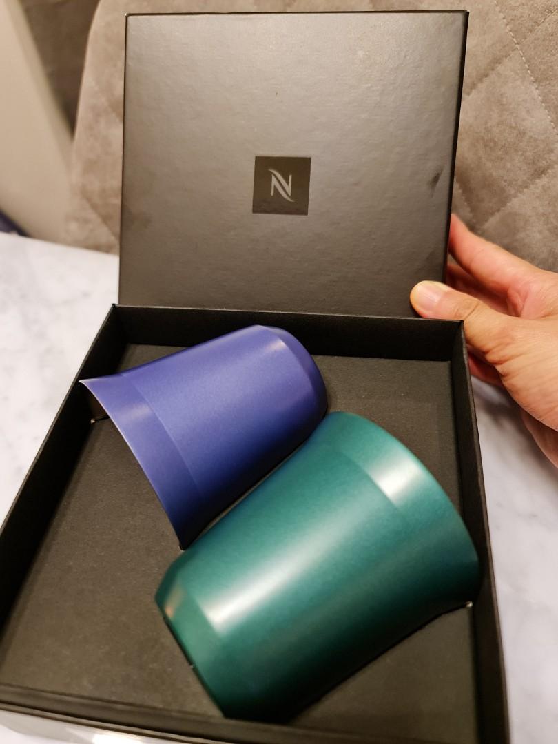 Nespresso Pixie Lungo Duo cups, TV & Home Kitchen Appliances, Coffee Machines & Makers on Carousell