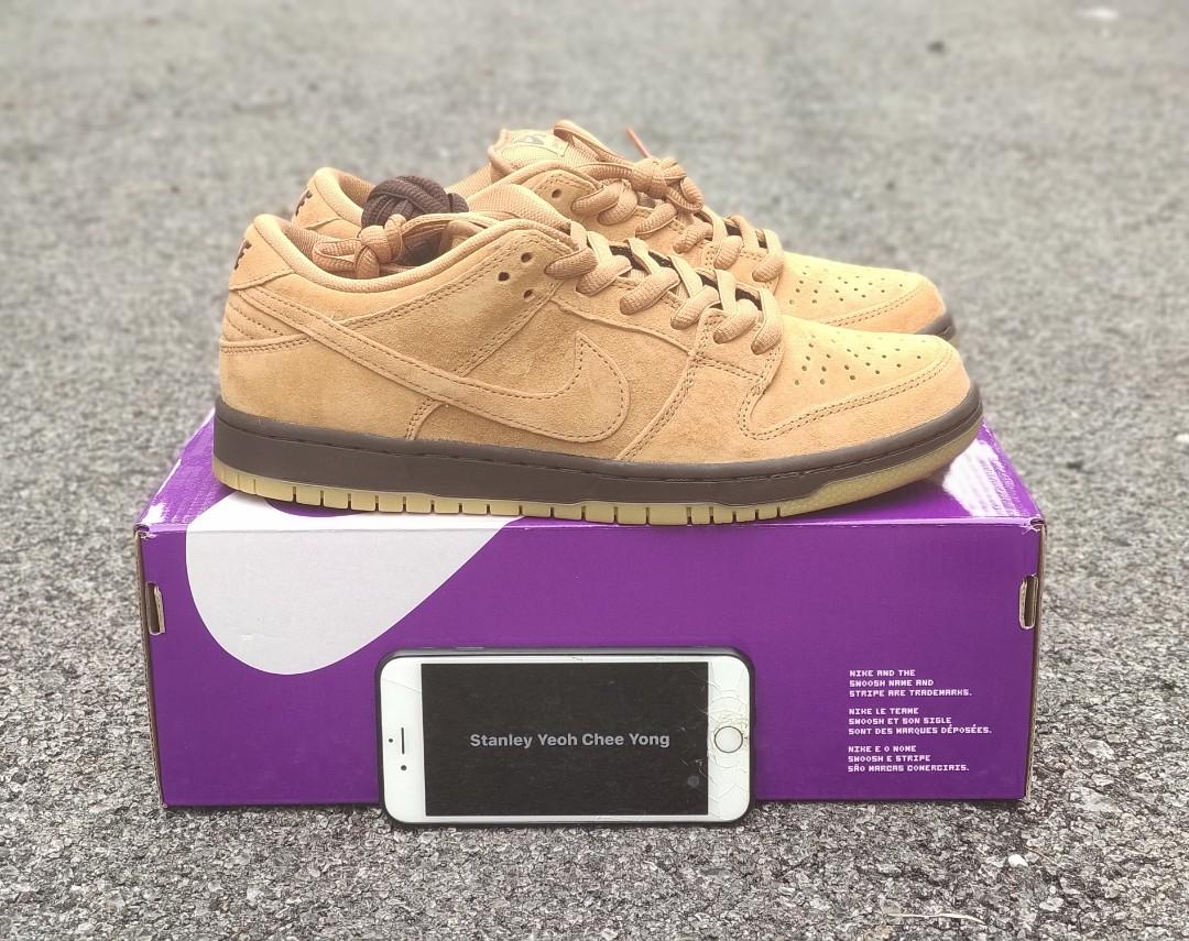 nike sb dunk wheat