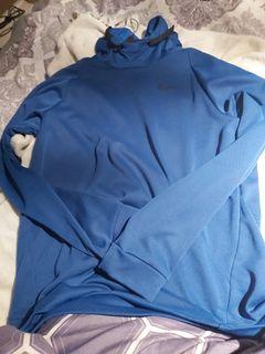 Nike Therma Dri-Fit  Blue Pullover Hoodie Training Jacket Medium