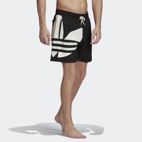 adidas trefoil swim shorts